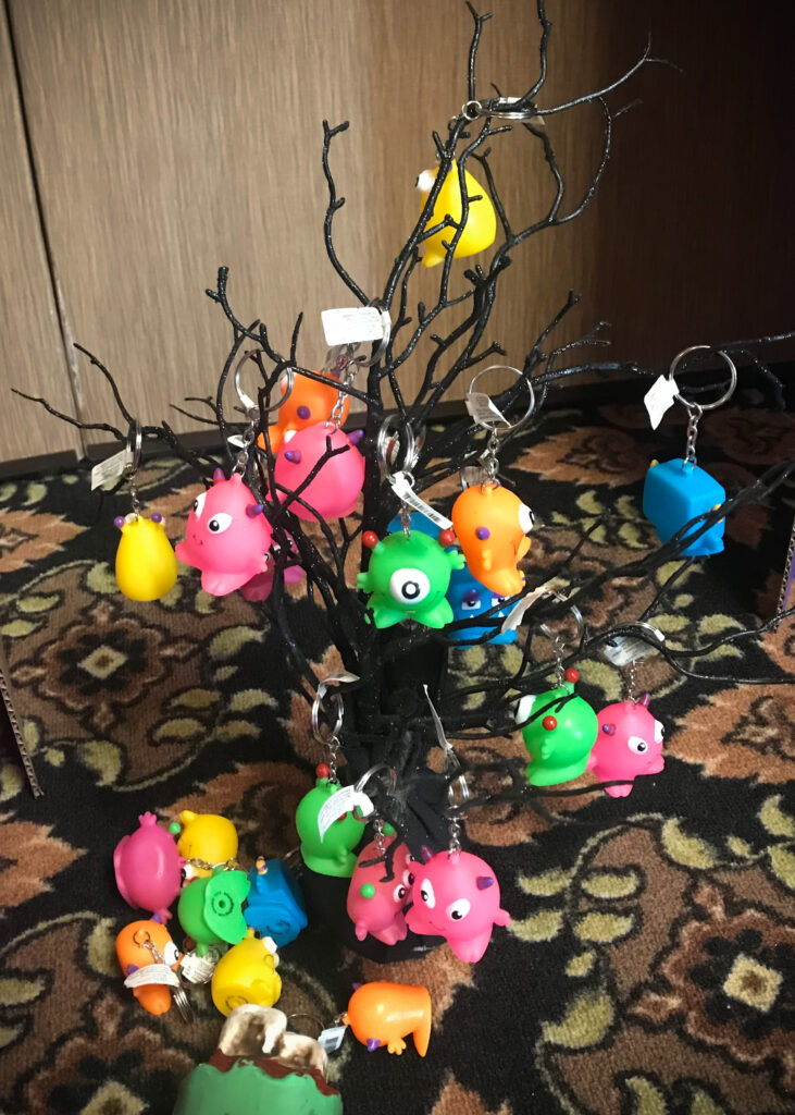 Monster keychain prizes