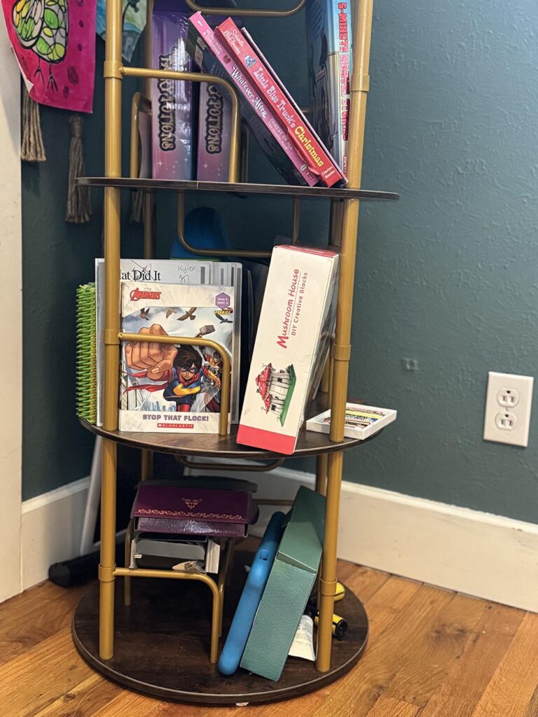 Bottom half of 5 Tiered bookshelf