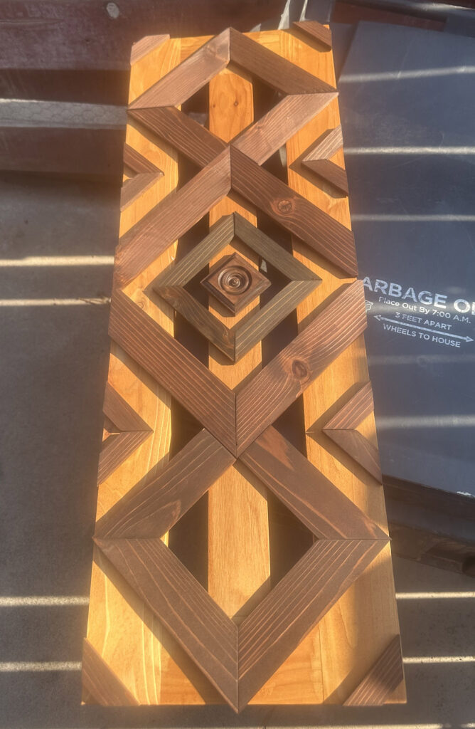 DIY shutter finished