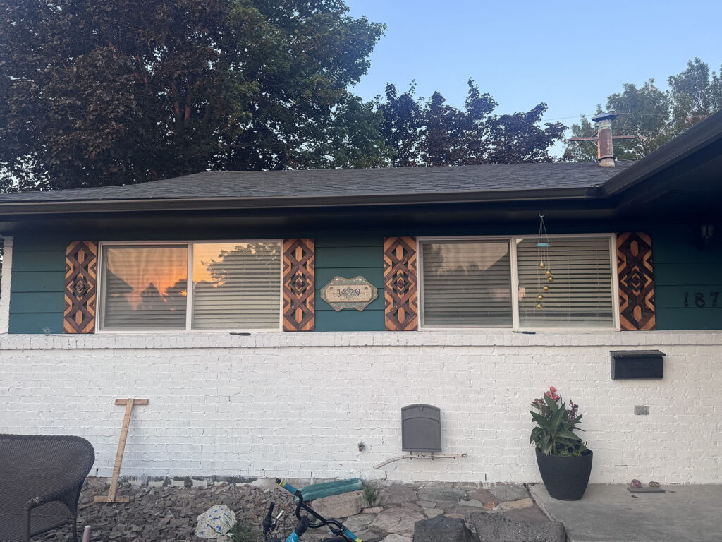 front shutters after
